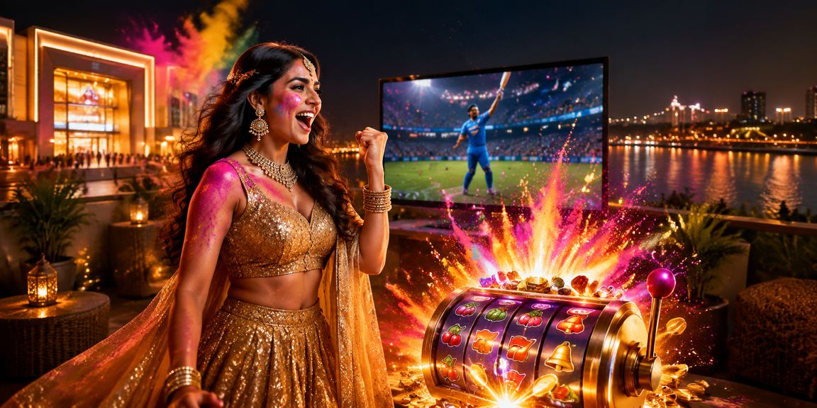 Colorful slot game themed with traditional Lehenga outfit in Delhi