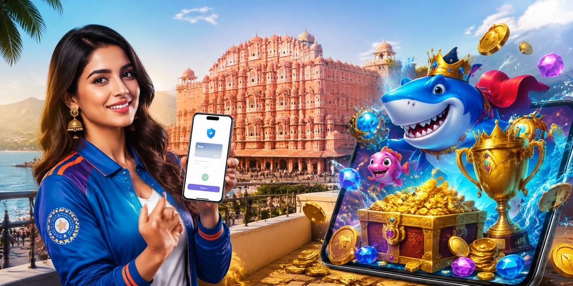 VIP gaming and cricket betting in Jaipur with view of Hawa Mahal